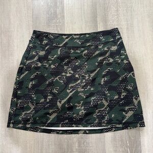 Krimson Klover Green Camo Performance Skirt - Women's Athletic Skort